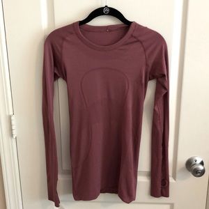 Lululemon long sleeve mauve